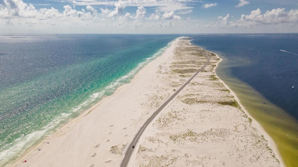 Ocean Front Penthouse Suite Panoramic Views Of Gulf,Pensacola Beach,Pier, & Bay Exterior photo