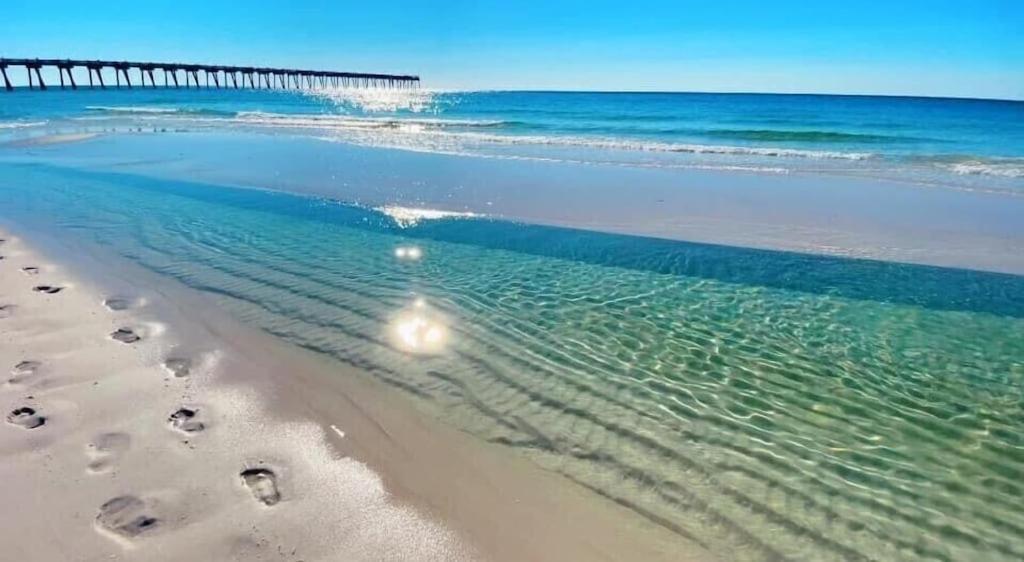 Ocean Front Penthouse Suite Panoramic Views Of Gulf,Pensacola Beach,Pier, & Bay Exterior photo